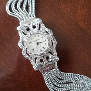 St.Marin Quartz Marcasite Watch
